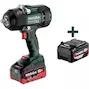 METABO SSW 18 LTX 1450 BL accu-slagmoersleutel in metaBOX 145 L (2x 5,5Ah accu + lader) - 602401660