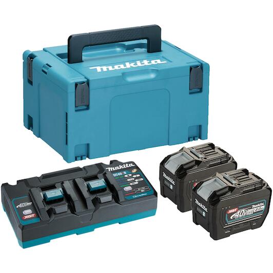 MAKITA 191Y97-1 battery charging set (2x 40V 8.0Ah battery + quick
