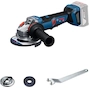 BOSCH GWS18V-11PS X-LOCK angle grinder in cardboard box (without battery and charger) - 06019N4300