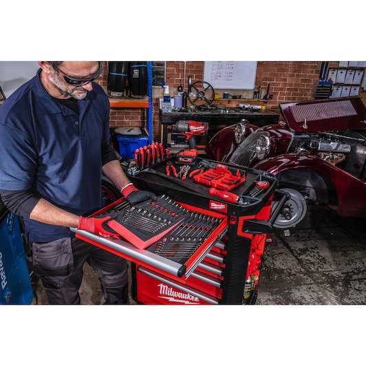 MILWAUKEE 4932479827 Max Bite combination wrench set in foam inlay