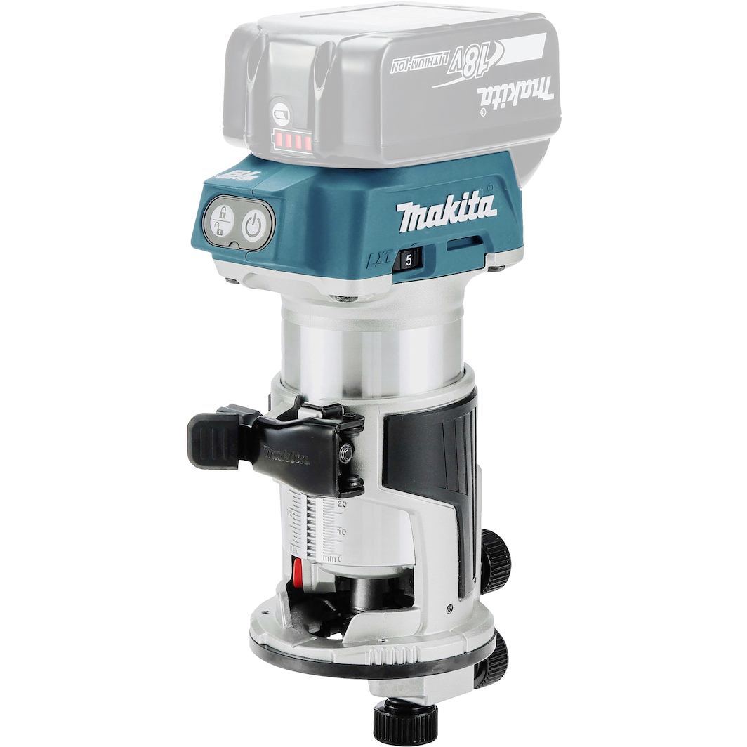 MAKITA DRT50ZJ 18V LXT cordless router/edge router 6-8mm in MAKPAC ...