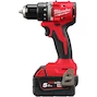 MILWAUKEE M18 BLDDRC-502C compacte borstelloze accu-schroefboormachine in transportkoffer (2x 5,0Ah accu + lader) - 4933492835