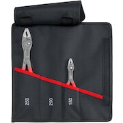 Jeu De Pinces Knipex Cobra - 5 Tailles (125 à 300 Mm) - Trousse Polyester - Noires - Serrage Autobloquant