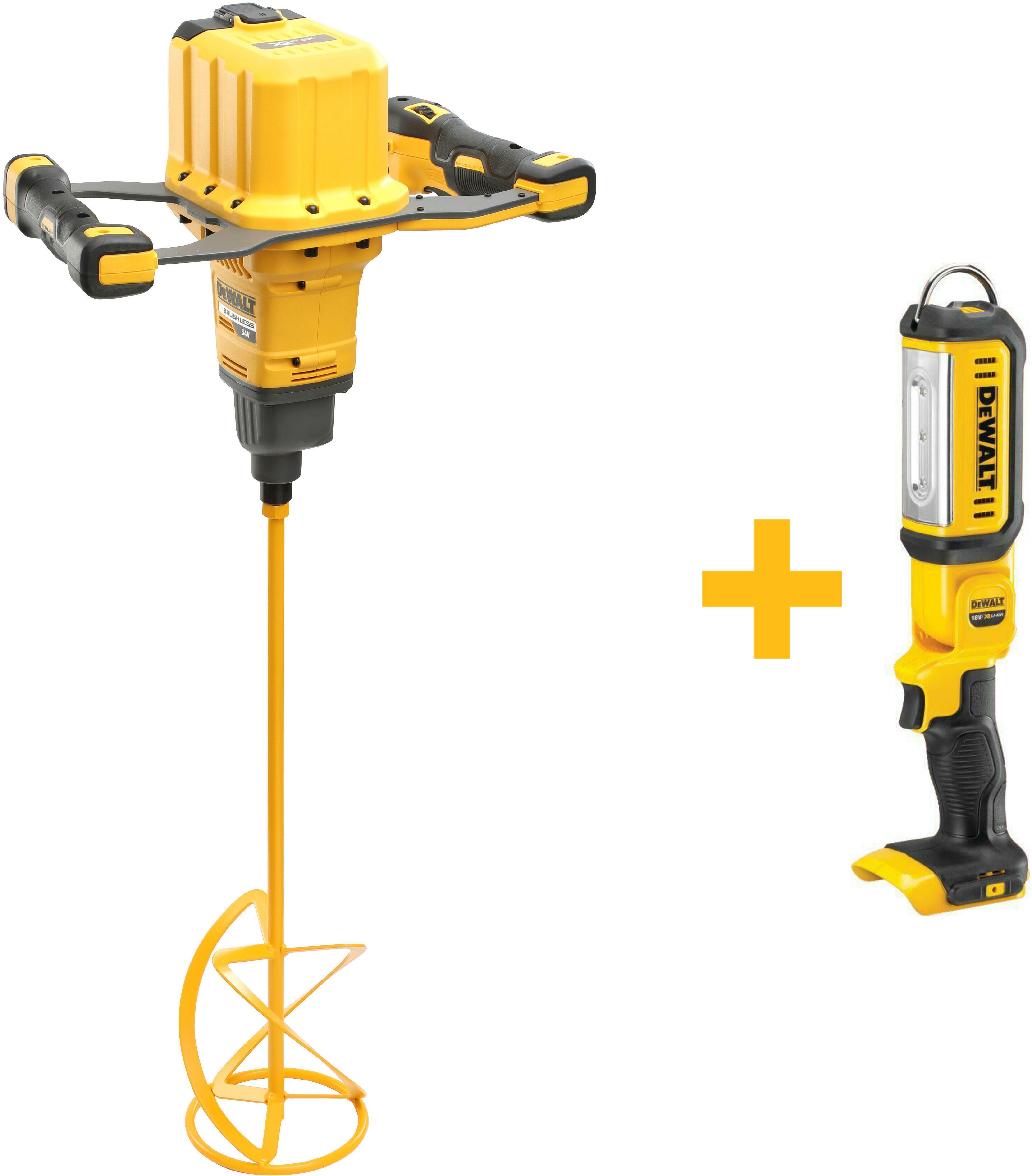 DEWALT DCD240N-XJ Mixeur sans fil 54V XR FLEXVOLT 160mm (sans batterie ni chargeur)