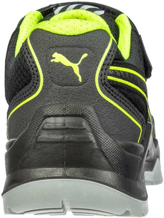 PUMA NEODYME S1 safety sandal black-lime 910 30012 9953-41
