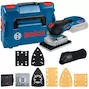 BOSCH GSS 18V-13 cordless orbital sander with accessory set in L-Boxx 136 (without battery and charger) - 06019L0101