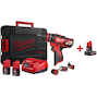 MILWAUKEE M12 FDDXKIT-202X Perceuse/visseuse sans fil FUEL avec tête interchangeable en HD Box (2x 2.0Ah batterie + chargeur) - 4933464979