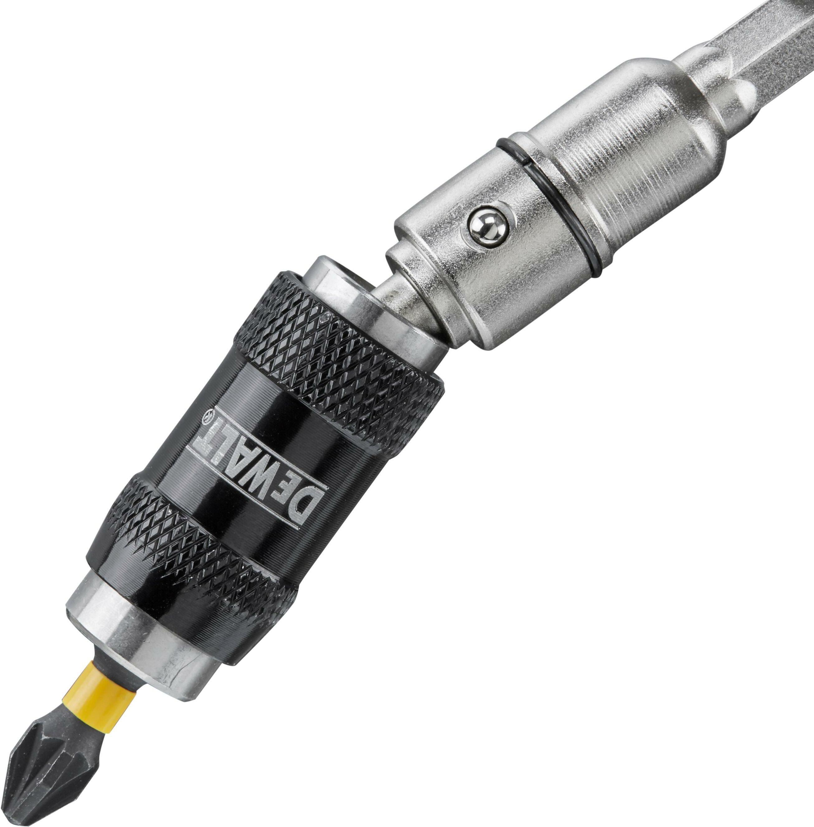 Impact Driver Pivoting Screwdriver Bit Holder DEWALT DT7505-QZ
