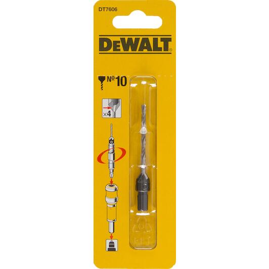 DEWALT DT7606 XJ drill bit and countersink size 10 with 4 cutting edges Klium