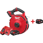 MILWAUKEE M18 FPFT-202 36M ST Set Extracteur de batterie FUEL avec extracteur en acier de 36m x 3mm (2x 2.0Ah batterie + chargeur) - 4933471953