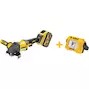 DEWALT DCG418X2-QW Meuleuse d'angle 54V XR FLEXVOLT 125mm en mallette TSTAK (2x batterie 9.0Ah + chargeur)