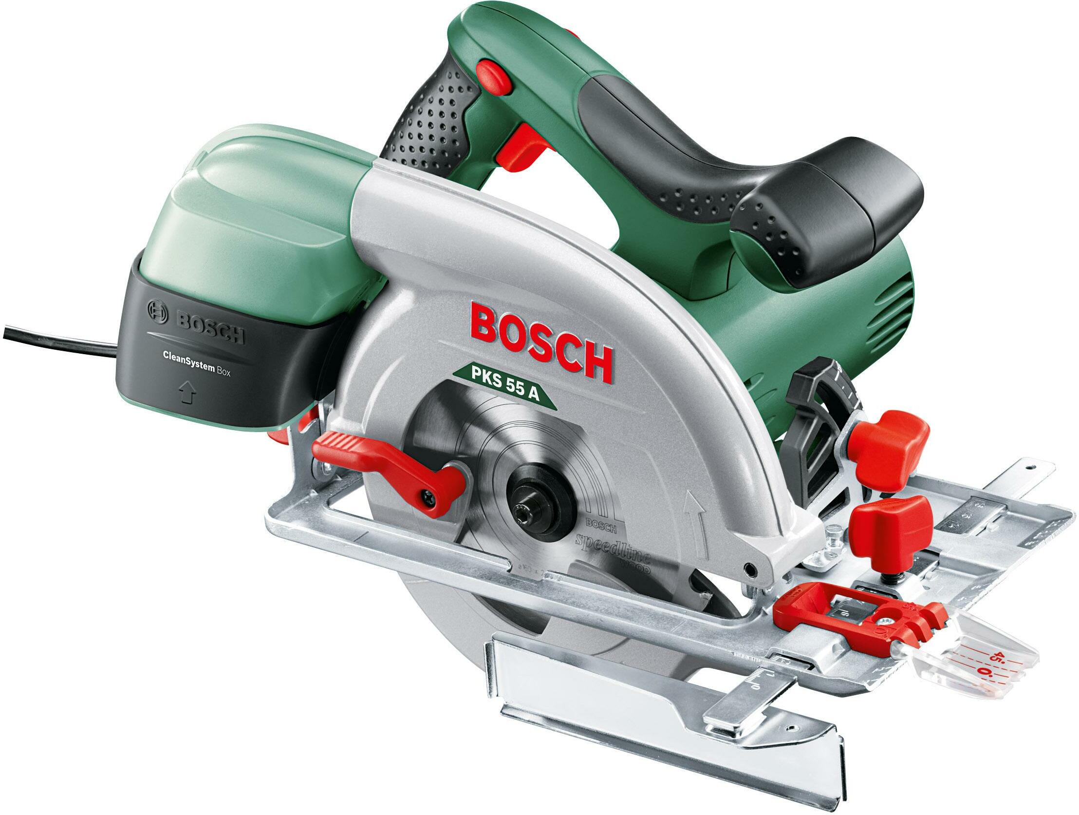 BOSCH PKS 55 A circular saw 160mm 1200W in box - 0603501000 | Klium