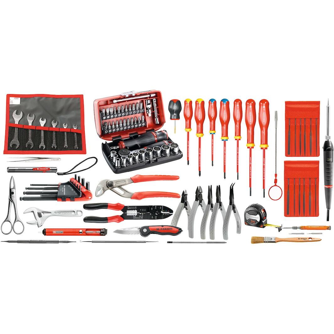 FACOM CM.EL32 tool set metric 94-piece | Klium.com