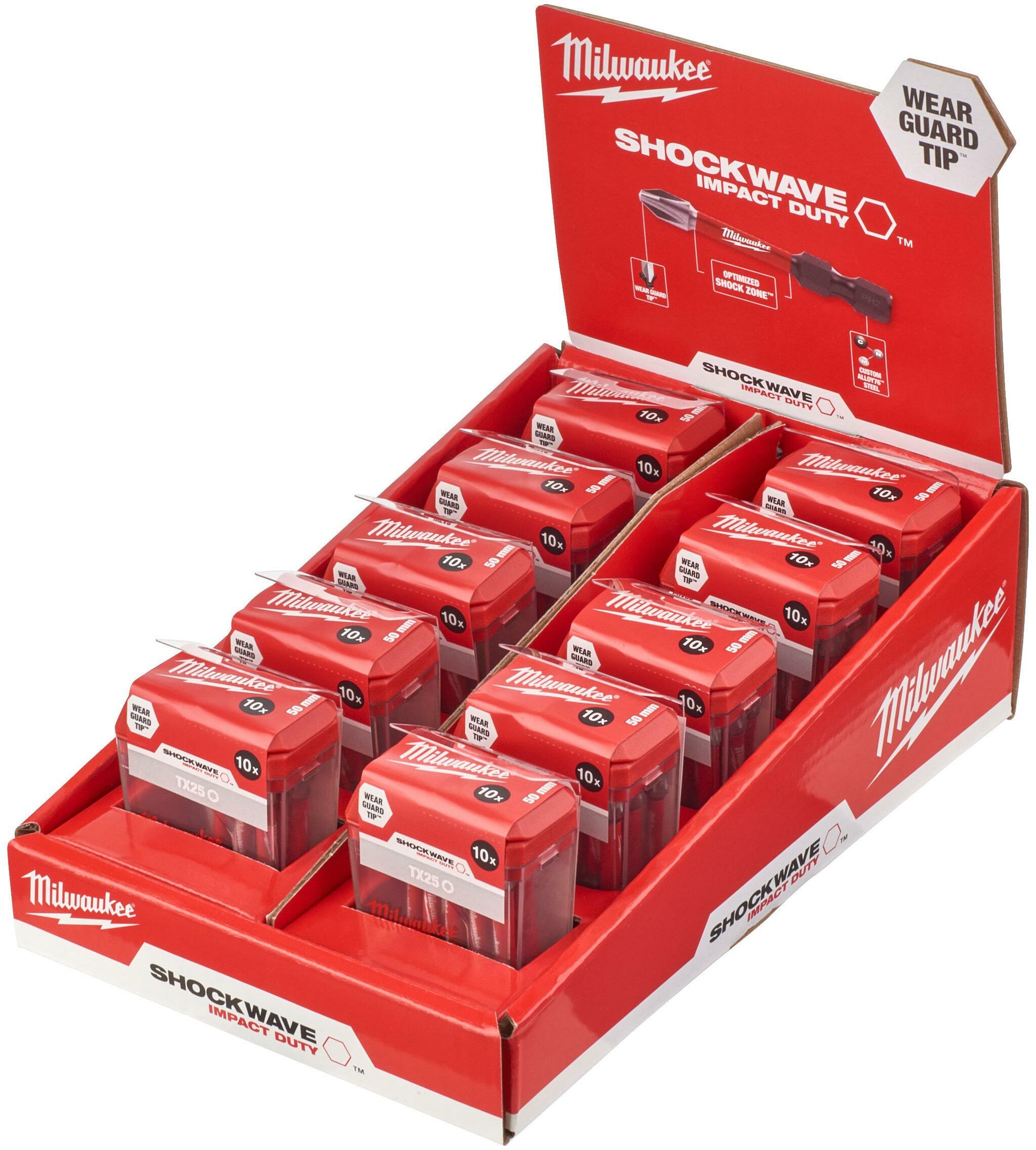 Milwaukee Bit TX30 25mm Shockwave GEN II - Schlagfester Torx-Bit Für Schlagschrauber