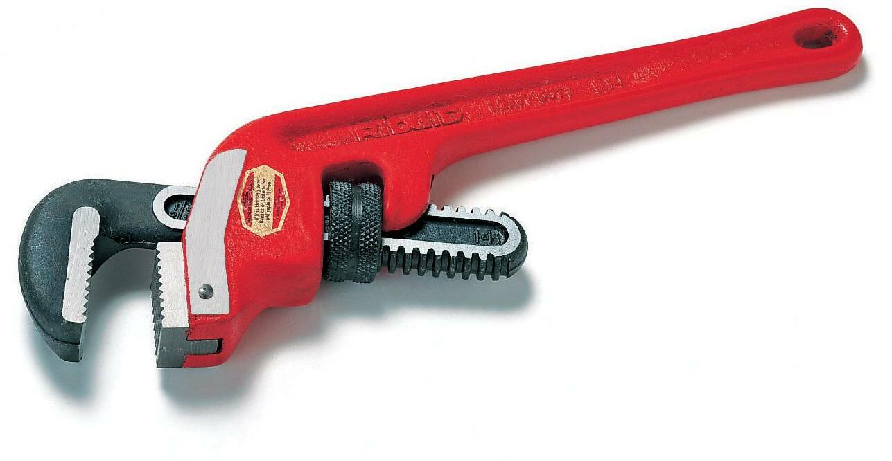 Clé serre-tube RIDGID modèle 12 - manche en forme de poutrelle avec
