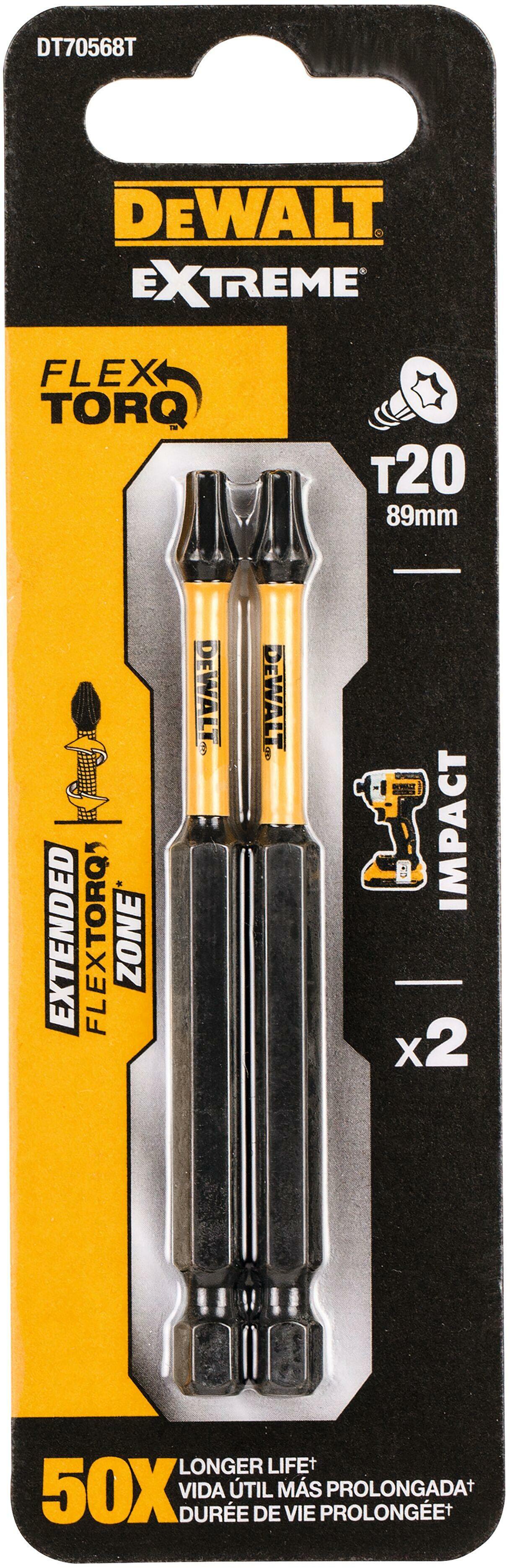 DeWalt DT7394T-QZ Embout Impact Torsion T15 50mm - Qualité Pro Pour Visseuse