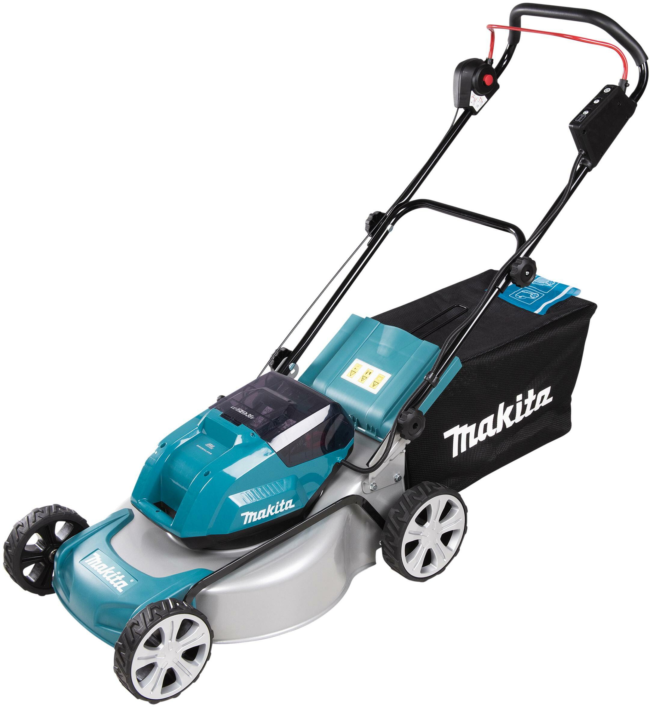 MAKITA DLM463PT2 2x18V LXT accu-grasmaaier 46 cm (2x 5,0Ah accu + lader) |  Klium, image size:2162x2352