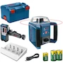 BOSCH GRL 400 H laser de rotation rouge + récepteur laser dans L-BOXX 238 (2x 1.2V 9Ah D-batterie) - 0601061806