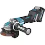 MAKITA GA044GM201 40Vmax XGT angle battery grinder 125mm X-LOCK with spoon switch in MAKPAC (2x 4.0Ah battery + charger)