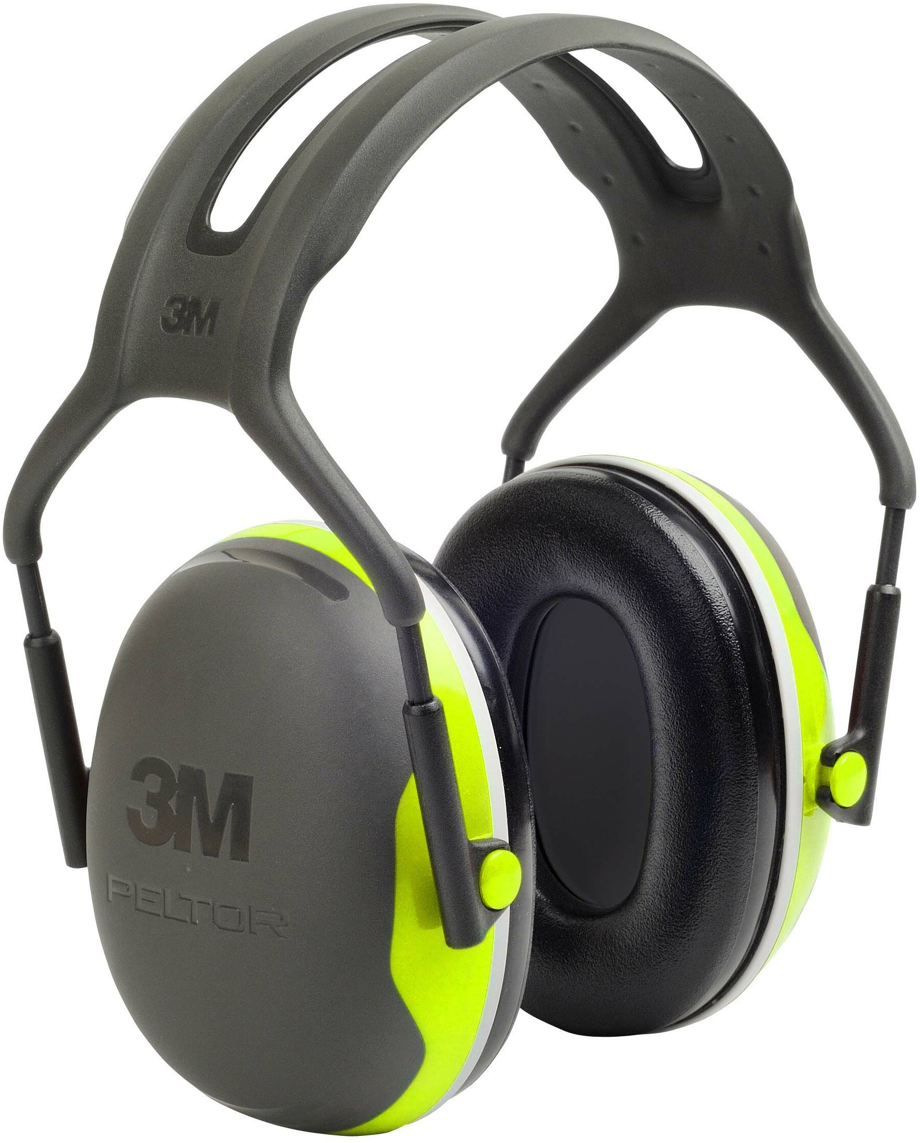 3M - PELTOR X4A ear muff 33 dB Hi-Viz green black with headband