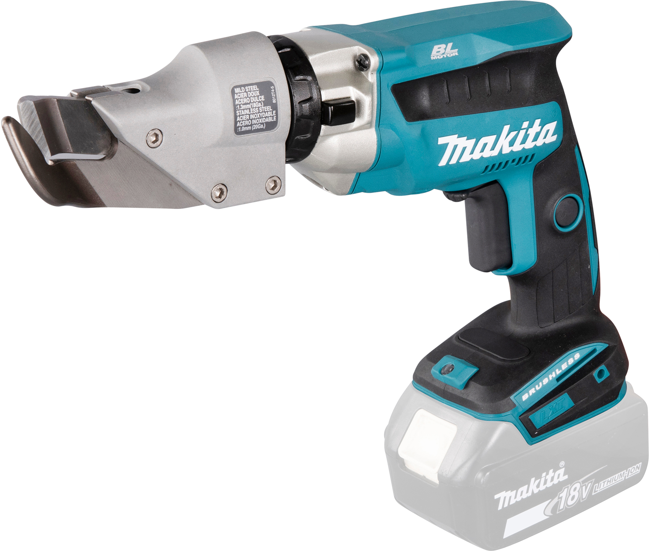MAKITA DJS131Z 18V cordless plate shears (without battery and