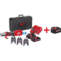 MILWAUKEE M18 ONEBLHPT-302C TH-SET FORCE LOGIC ONE-KEY Brushless cordless press tool + 3 TH jaws in case (2x 3.0Ah battery + charger) - 4933478307