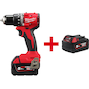MILWAUKEE M18 BLPDRC-502C compacte koolborstelloze accu-slagboormachine in tranportkoffer (5,0Ah accu + lader) - 4933492826