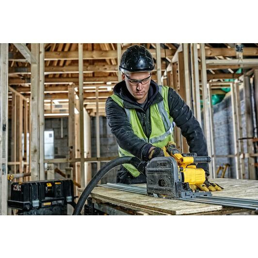 DEWALT DCS520NT XJ 54V XR FLEXVOLT cordless plunge cut saw 59mm 165mm without guide rail in TSTAK without battery and charger Klium