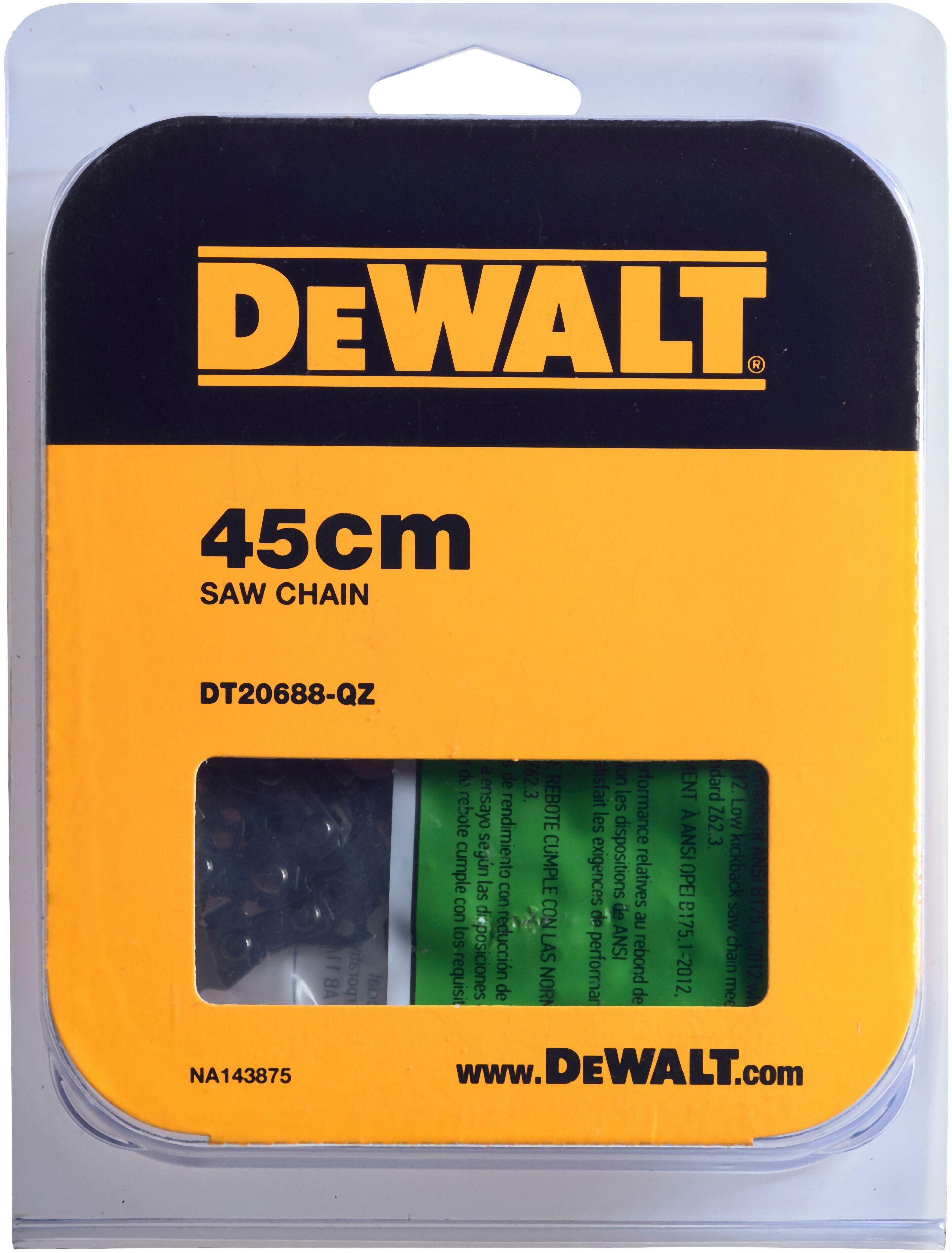 DEWALT DT20688-QZ chain for chainsaw 45cm | Klium.com