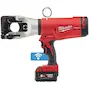 MILWAUKEE M18 HCC45-522C FORCE LOGIC hydraulic cordless cable cutter 44mm in transport case (1x 5.0Ah/1x 2.0Ah battery + charger) - 4933459266
