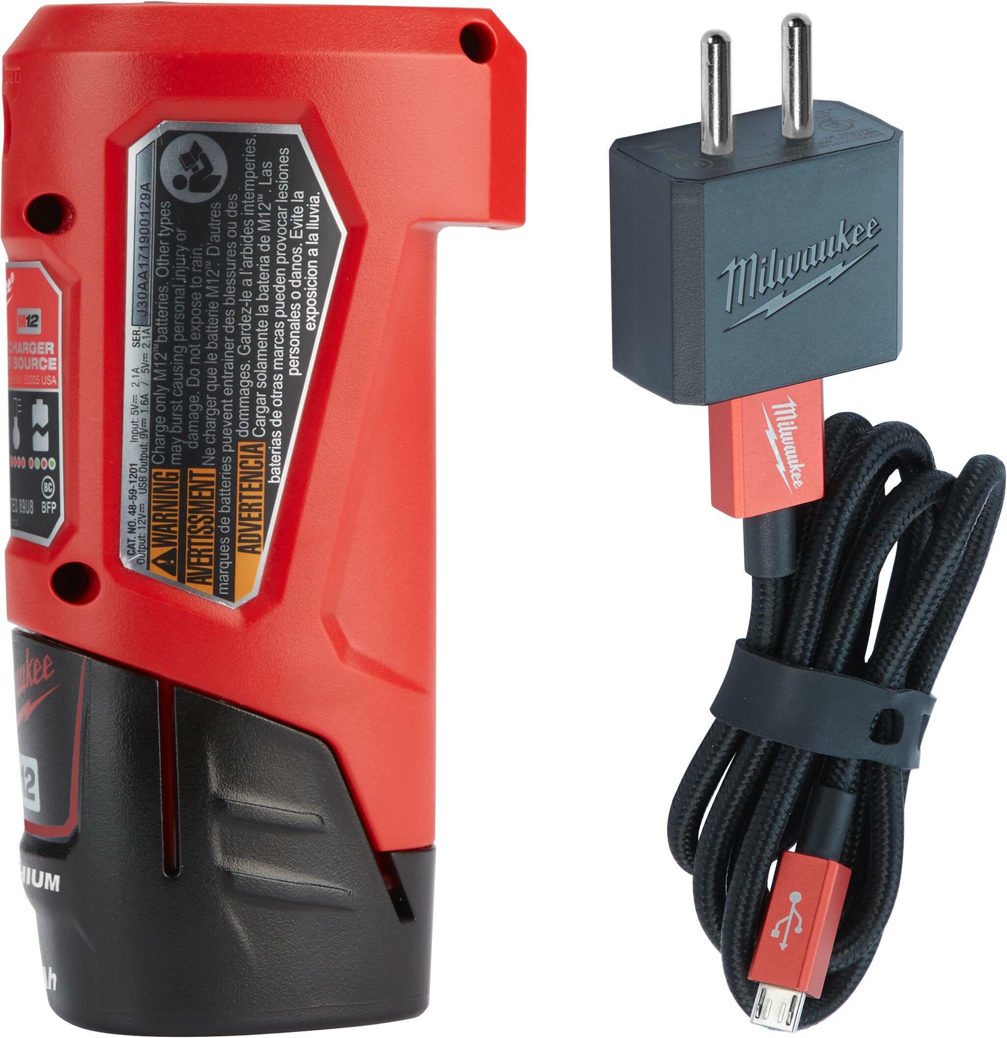 Milwaukee M12 Milwaukee Cell Phone Charger Milwaukee M12 Travel