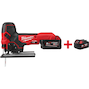 MILWAUKEE M18 FBJS-502X FUEL cordless jigsaw in HD Box (2x 5.0Ah battery + charger) - 4933500556