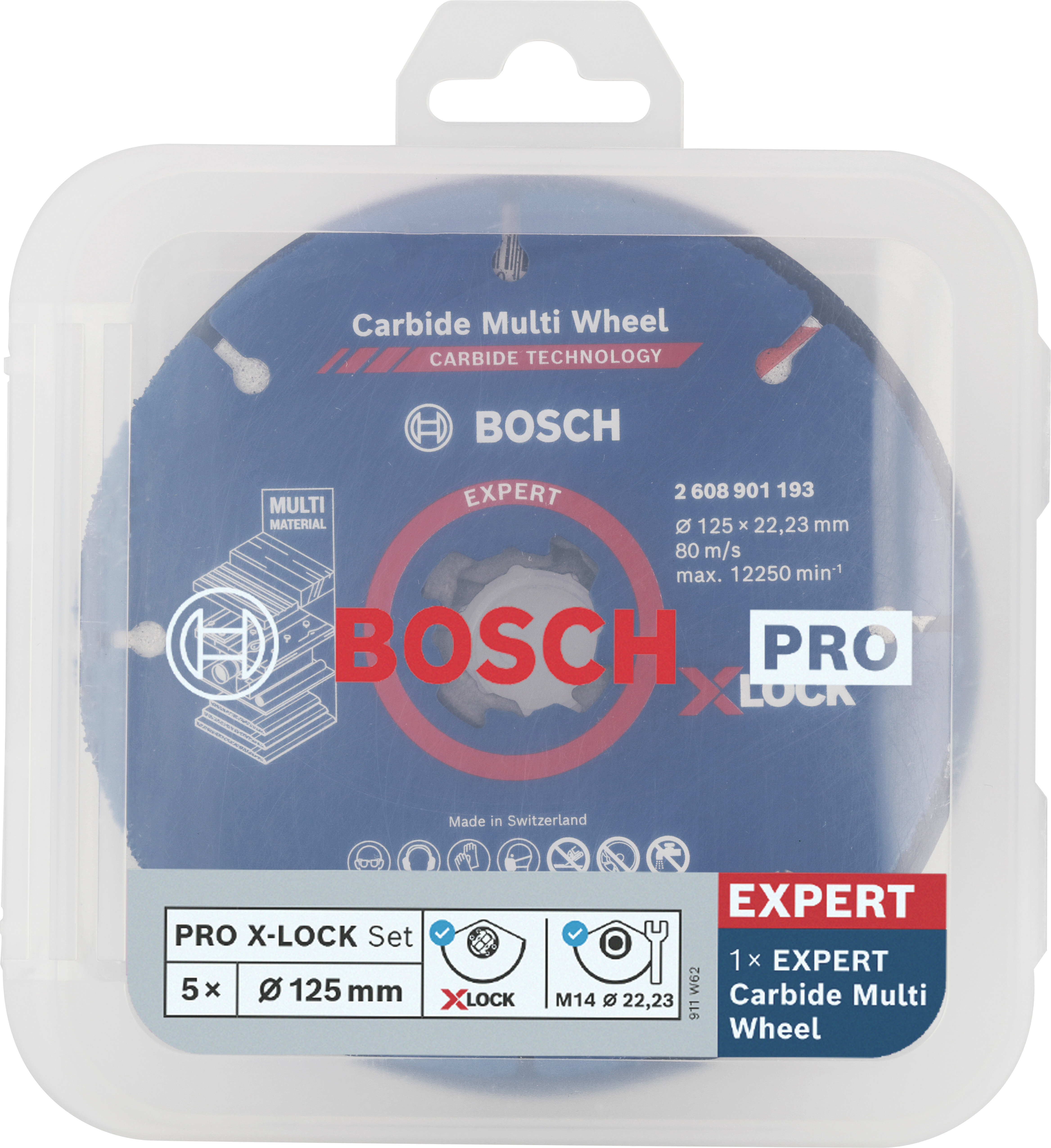 BOSCH 2608619374 X-LOCK starter kit 5-piece | Klium