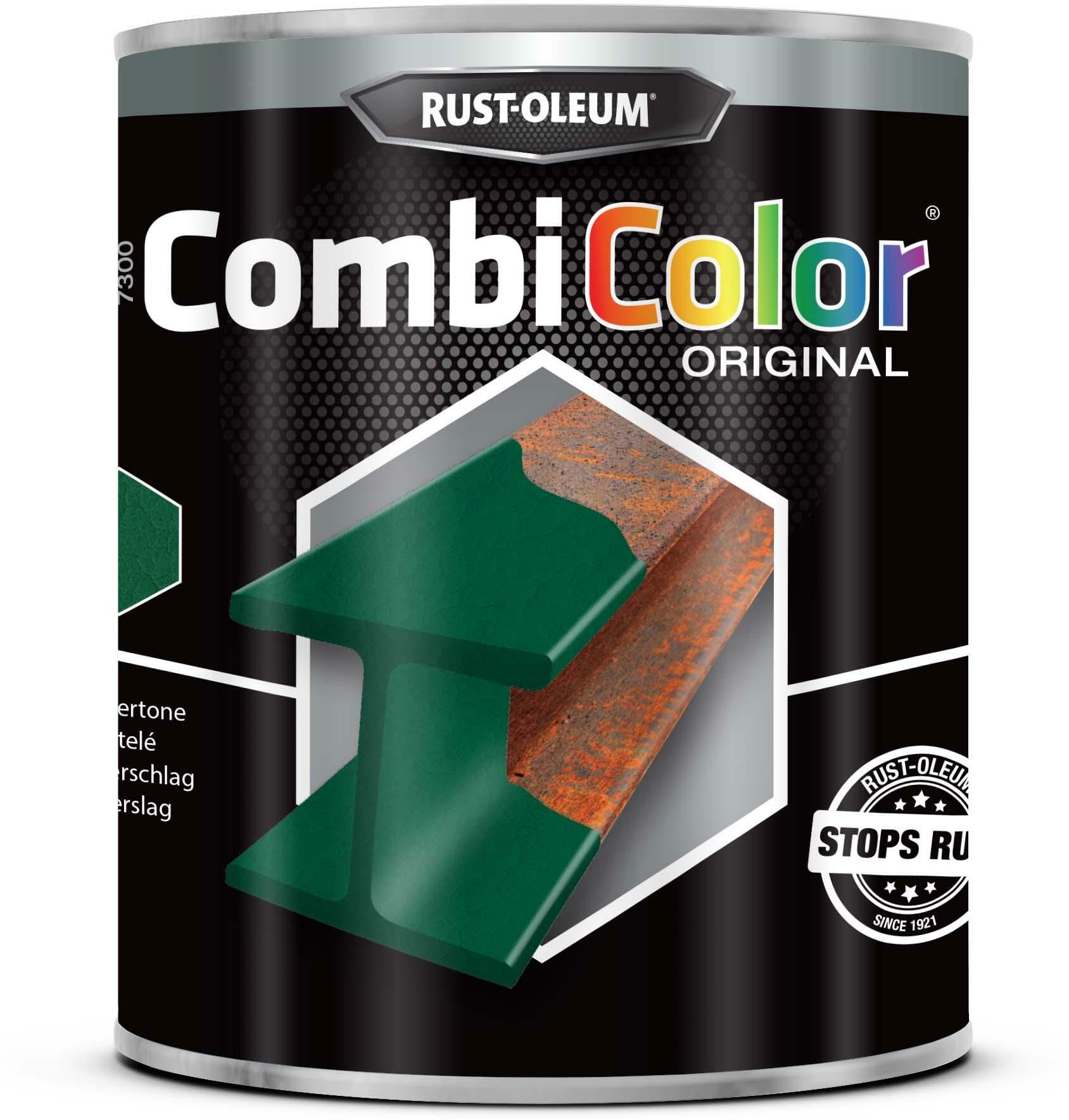 RUST-OLEUM 7338.0.75 Combicolor original hammerfinish dark green 750ml ...