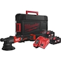 MILWAUKEE M18 FROP21-502X FUEL eccentric battery polisher 21mm sanding stroke in HD Box (2x 5.0Ah battery + charger) - 4933478837