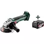 METABO W 18 L BL 9-125 meuleuse d'angle en carton (sans batterie ni chargeur) - 602374850