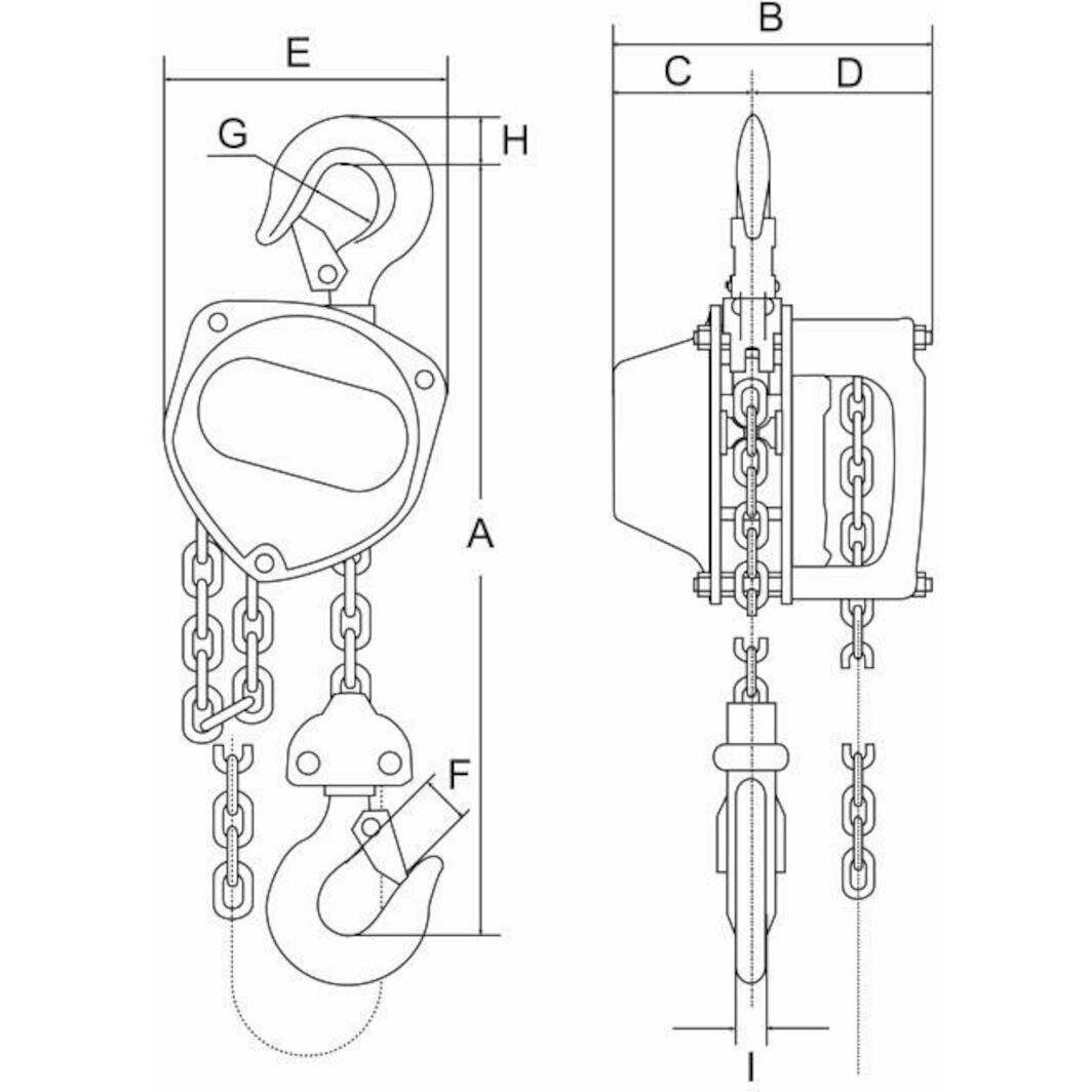 REMA HOISTMAN 150 hand hoist 0.15 tonnes - 0100000 | Klium.com