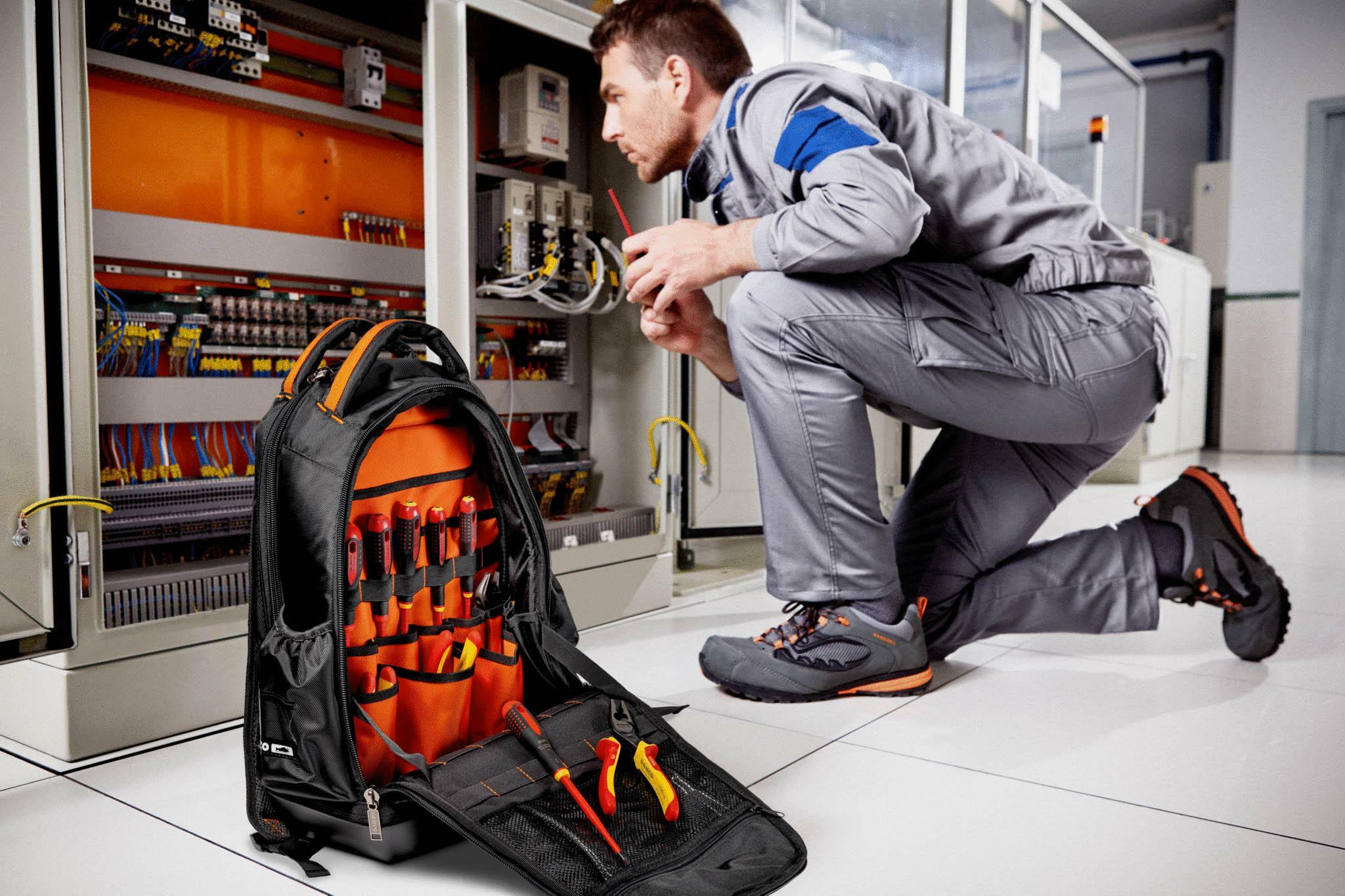 Bahco 4750FB8 tool backpack with hard plastic base 20 kg | Klium.com