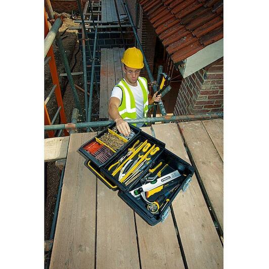 Cassetta Porta Utensili Stanley FatMax FMST1-71219 - 18 Pollici, Nero, Con Vaschette Estensibili - Foto 10