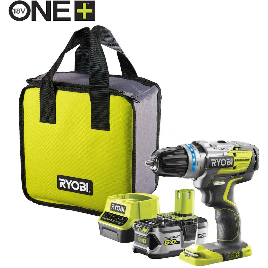 RYOBI R18PDBL-252S 18V ONE+ Brushless cordless impact drill 50Nm in ...