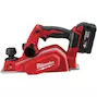 MILWAUKEE M18 BP-402C cordless planer in transport case (2x 4.0Ah battery + charger) - 4933451114