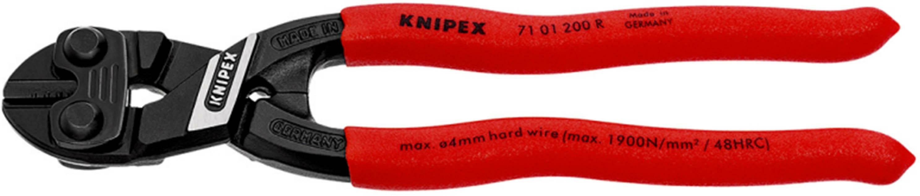 KNIPEX 71 01 200 R CoBolt Robust compact bolt cutters black ...