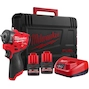 MILWAUKEE M12 FSCIWF38-252X FUEL cordless impact spanner 3/8" with friction ring in HD-Box (2x 2,5Ah battery + charger) - 4933498970
