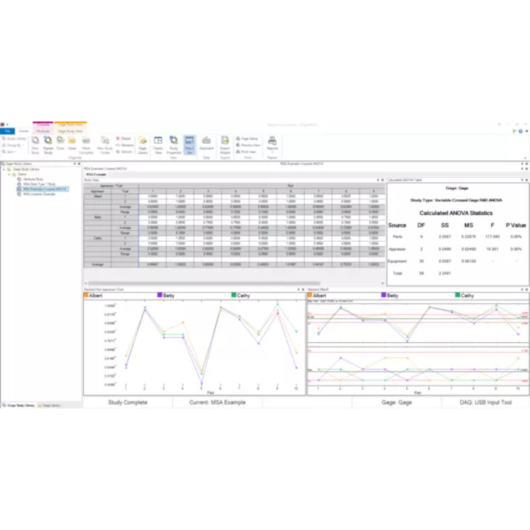 MITUTOYO MeasurLink 10 Gage R&R data management software - 64AAB841R ...