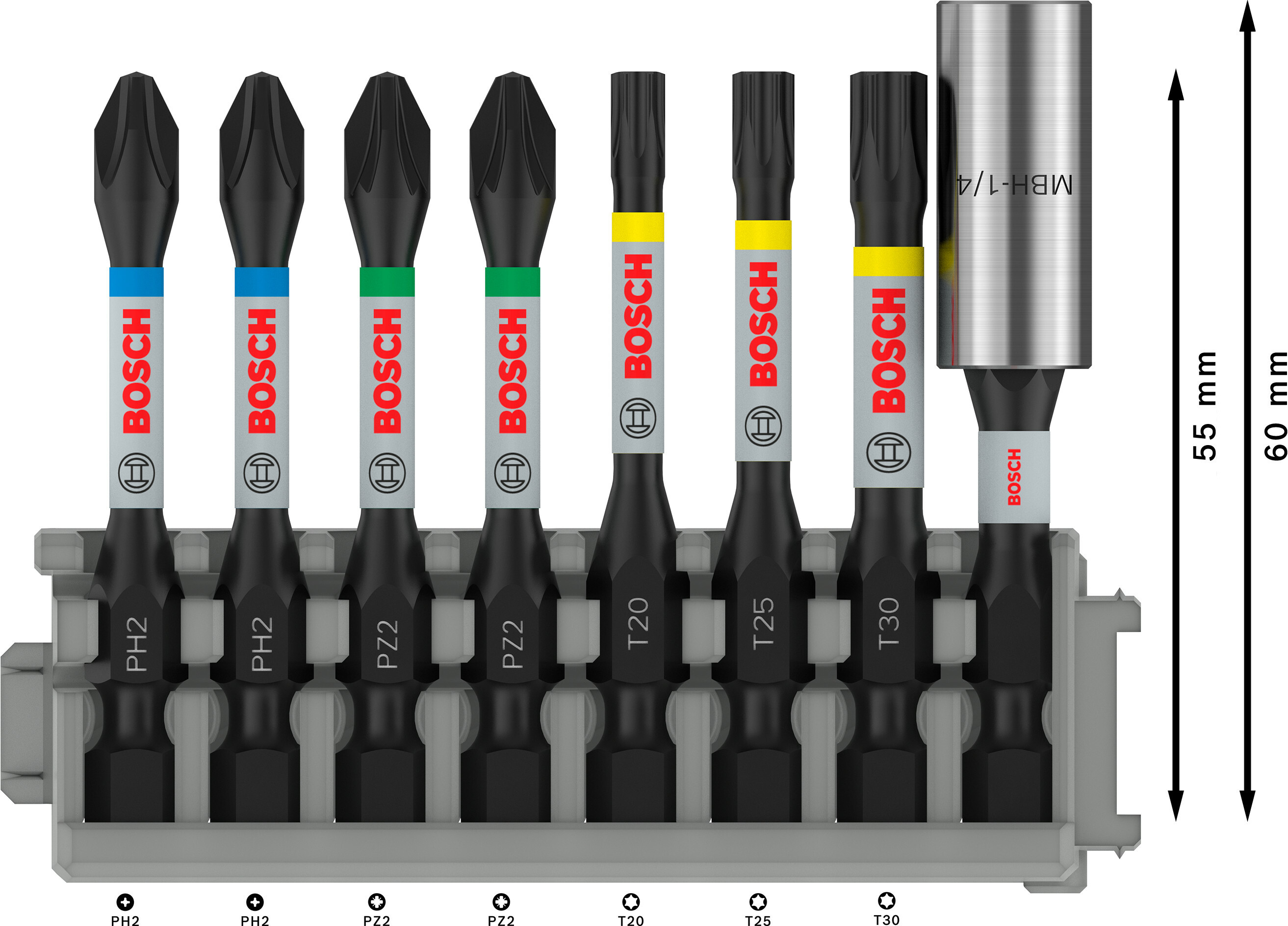 BOSCH 2608522326 screwdriver bit set Impact Control 50 mm + bit