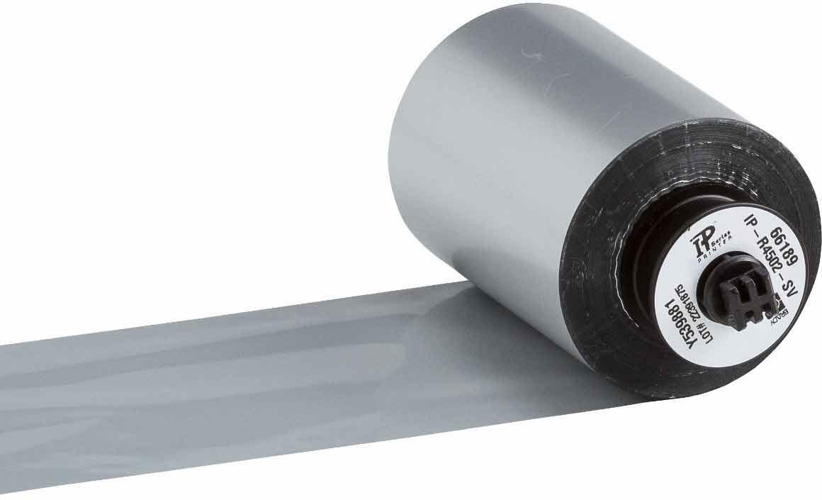 BRADY IP-R4502-SV thermal transfer ribbon silver for IP printer 83 mm x ...