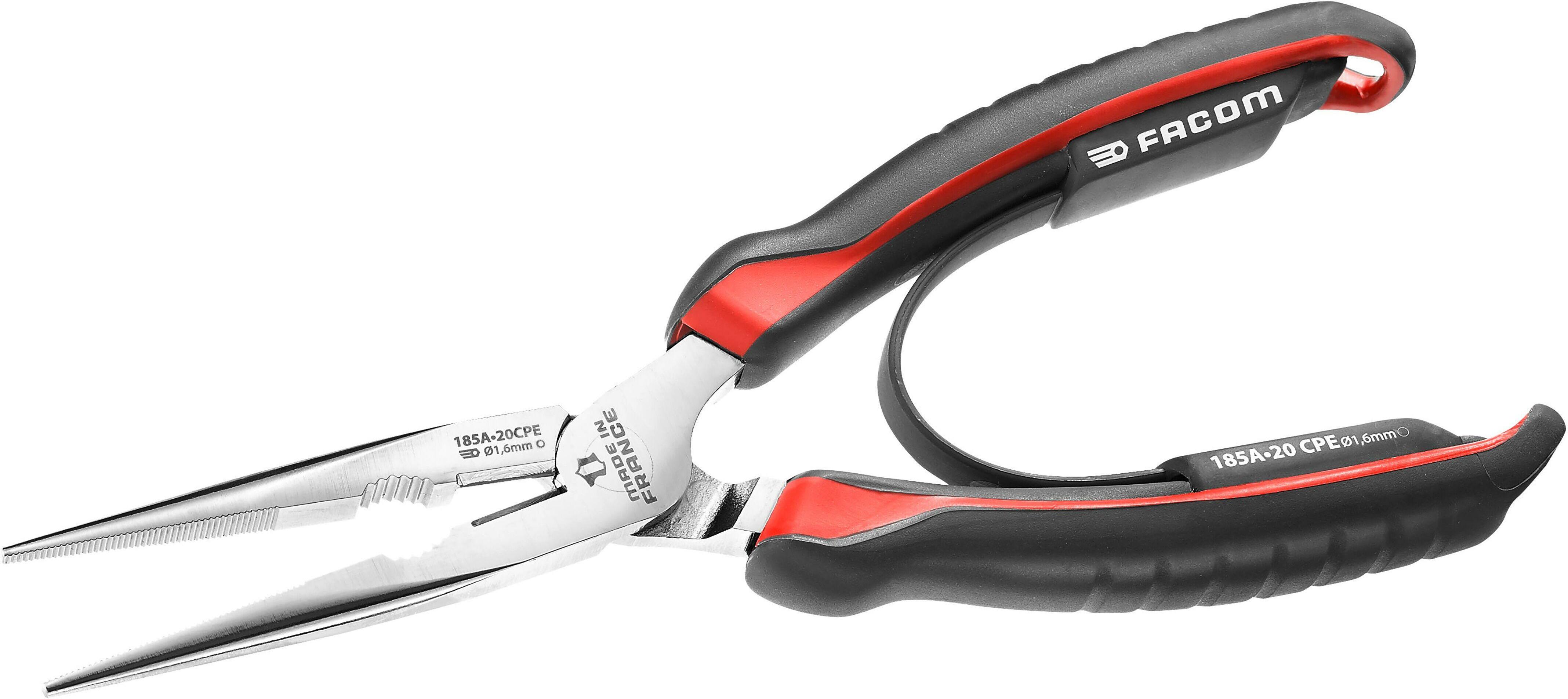◎新品◎ FACOM ストレートノーズプライヤー 185A.20CPE FACOM 185A.20CPE pliers with semicircular jaws | Klium