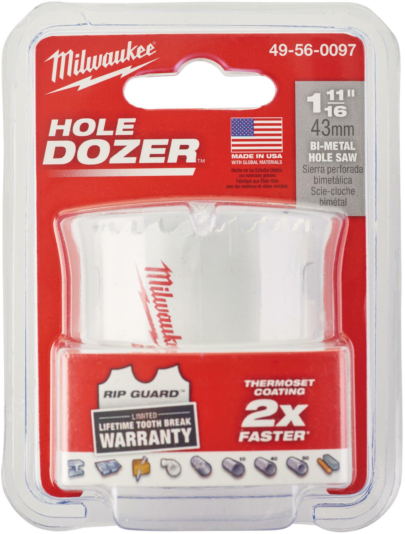 Milwaukee 76mm HOLE DOZER™ Hole Saw Bi-Metal Cups 49-56-9637 | Malaysia