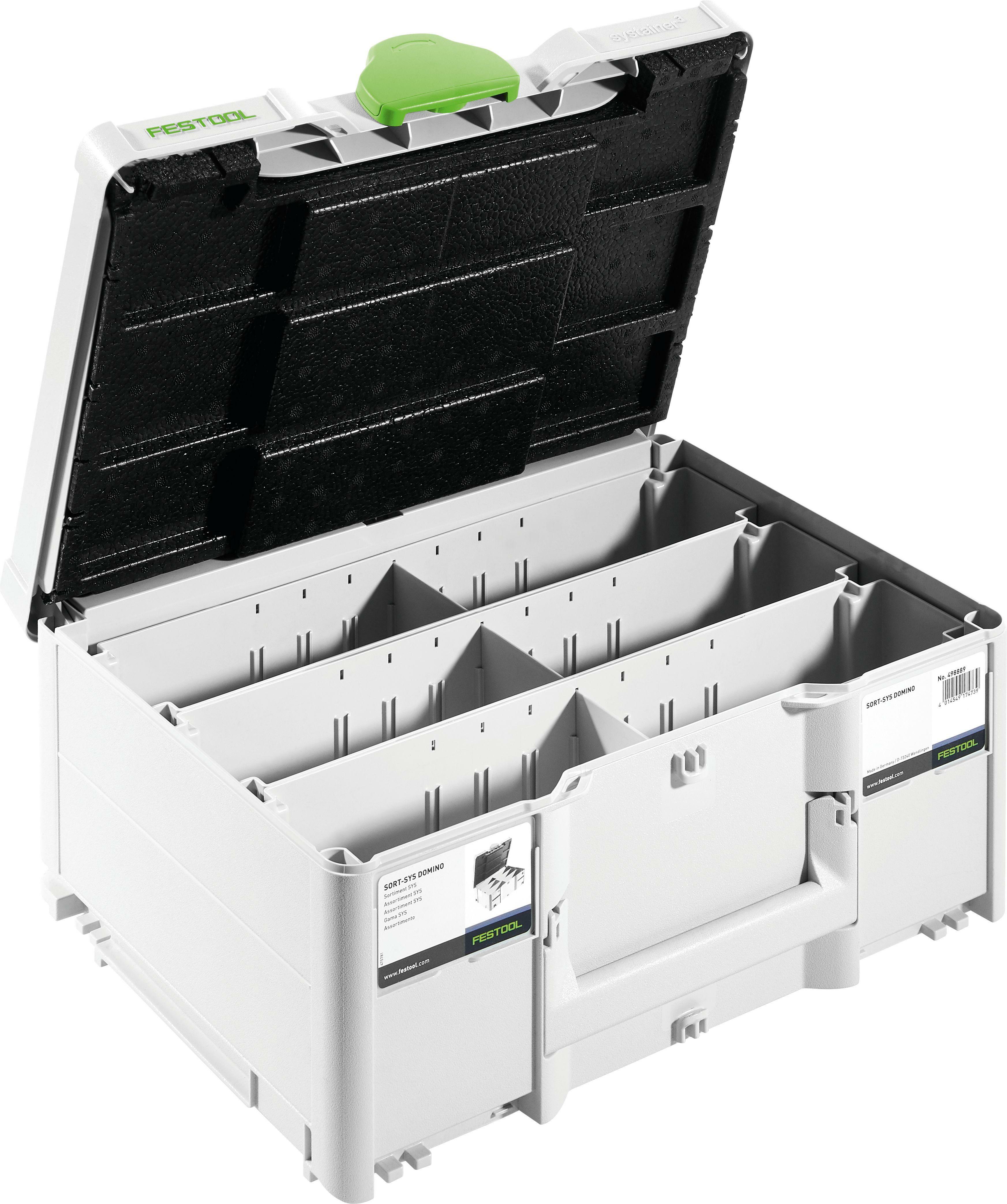 FESTOOL SORT SYS3 M 187 DOMINO Systainer 576793 Klium festool-sort-sys3-m-187-domino-systainer-576793-klium