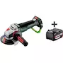 METABO WPBA 18 LTX BL 15-125 Quick DS angle grinder in metaBOX 165 L (without battery and charger) - 601734840